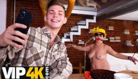 SHAME4K. Orgasm Presented by Friends Stepson makes Mature Lady Moan Loudly