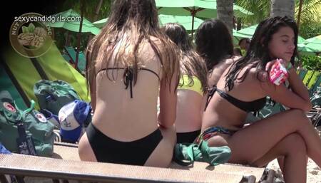 Young Teens In Bikini Waterpark Compilation