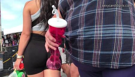 Young Brunette Teen Awesome Ass!