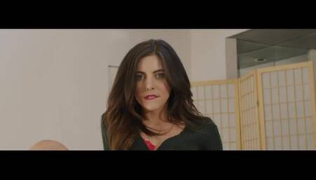 Provocative Evan Stone and Theodora Day at tutor scene