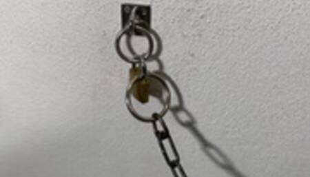 Stefy struggles in black and white jumspuit