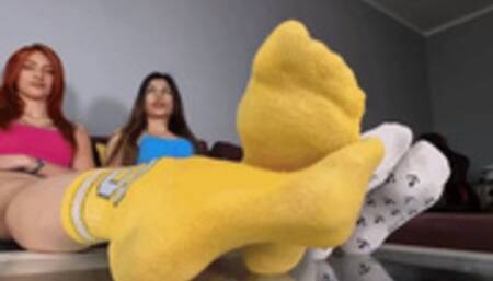 Worn Stinky Female Socks - 4K MP4