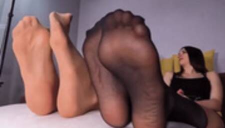 Silky Sheer Nylon Soles - HD MP4