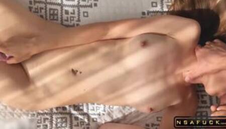 Step Sister Asks to Cum inside Her GETS CREAMPIE