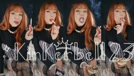 Chain-smoking encouragement clip