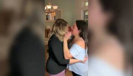 Classy whore wives Karlie and her friend love playing with each other