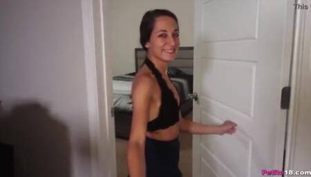 Small Teen Freya IMPALED by a 10 incher