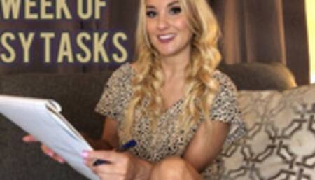 A Week of Sissy Tasks by Julia Robbie, FemDom POV, Sissification, Tasks, Sissy Sluts, Sissy Training, HD1080HD Mp4