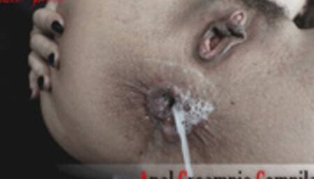 Anal Creampie Compilation - My First! (Part 2 of 3 HD) - 3 Anal Creampies with Slow-Motion replays!