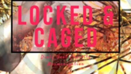 Locked & Caged: Chastity Mesmerization and Ebony Goddess Dirty Bunion Feet Worship