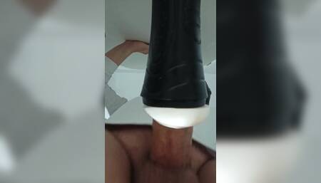 See Me Fucking My Fleshlight from Bottom POV