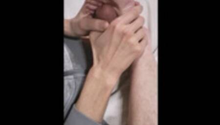 Solo Foot Fuck & Cumshot