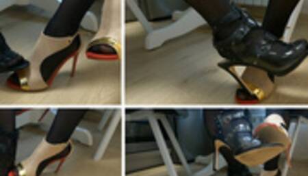 EXCLUSIVE PREMIERE: Foot stepping sexy girls