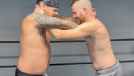 SMFC-49 David Angell vs Aaron Hummer wrestling practice