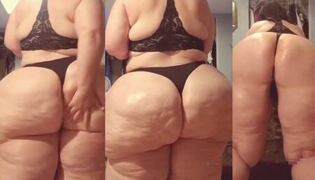 Applying Cream on My Giant Booty