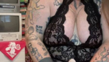 FTM Wearing Lingerie Fucks Pillow