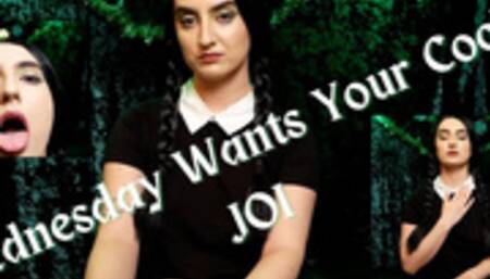 Wednesday Addams Wants Your Cock JOI
