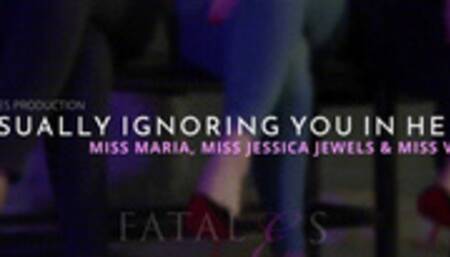 Casually Ignoring you in heels