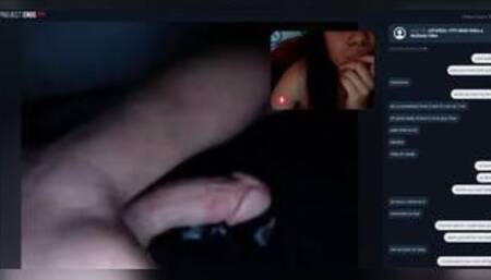 Guy Cums on Command for Her Webcam Sex Chat Omegle on Project Eros