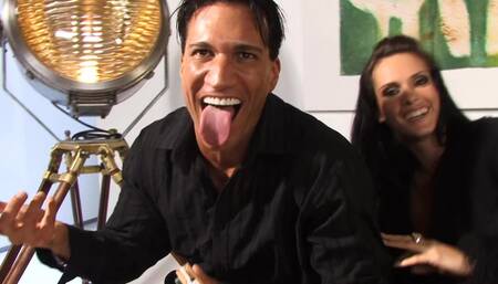 Dark Flame ~ Behind the Scenes\nOn Set