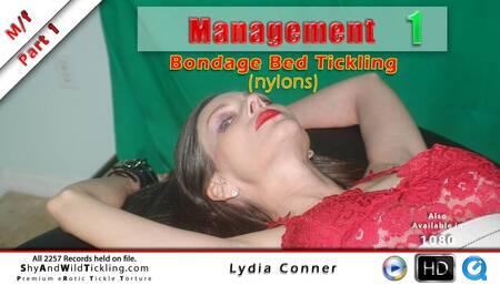 Management: Lydia Conner - Bondage Bed Tickling (nylons)