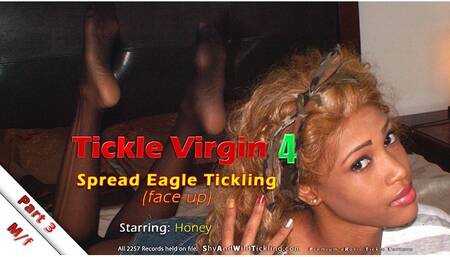 Tickle Virgin 4 - Part 3 - Spread Eagle Tickling (face-Up)