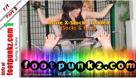 Girlz of Footpunkz: Rosie X-Stocks Tickling
