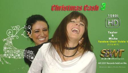 Christmas Cash 3 Tandem Chair Tickle  Taylor