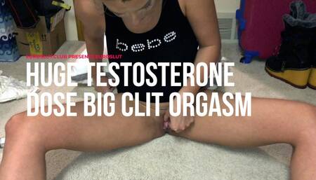 Huge Testosterone Dose Big Clit Orgasm (ES150)