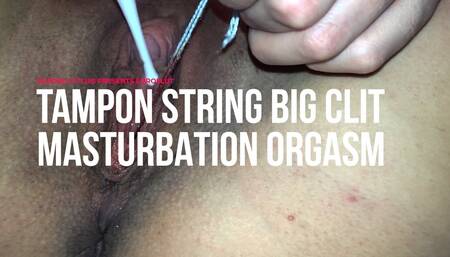 Tampon String Big Clit Masturbation Orgasm (ES162)