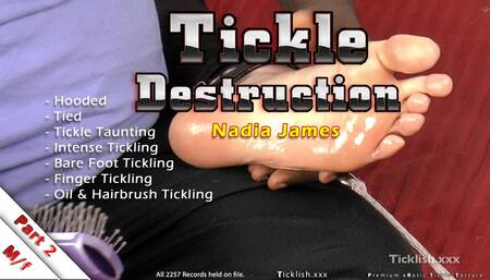Tickle Destruction: Nadia James - Part 2