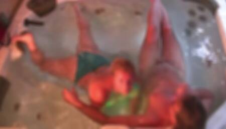 Jacuzzi spider view tease