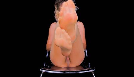 Seamless Pantyhose Wet Grooling Poppers Gooner (ES608)