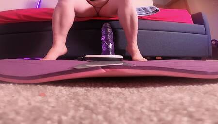 Hot Horny BBW Dildo Rider