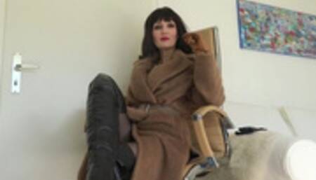 Boot Mistress in Coat: JOI
