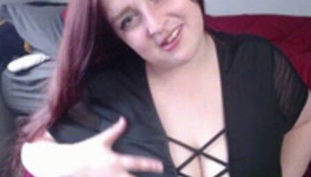 Cum guzzling for incredible cleavage