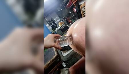 Water Bottle in the Asshole Part 2