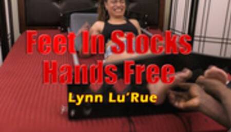 Feet In Stocks Hands Free Tickling - Part 19 - Lynn Lu'Rue (short)