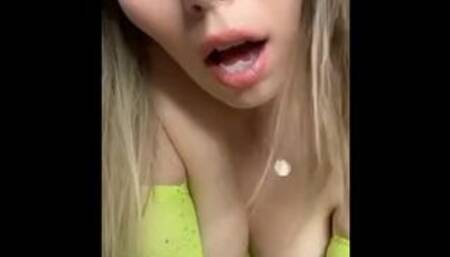 Pigtails and Mesh Bodysuit: Hot Blonde Milf Solo Masturbation with Orgasm: Only Fans @deedeevip