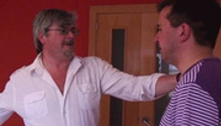 Extreme hard face slapping Headmaster lets Stevie know who is boss - Quicktime