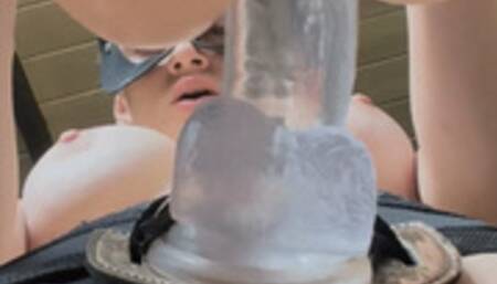 Mistress, strap-on and fake ass!