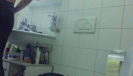 White twink trying gay cloth and handjob