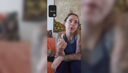 Rezz of cuddlecomfort.com gets high during session