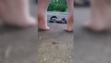 Heels and Soles of My Feet Outside