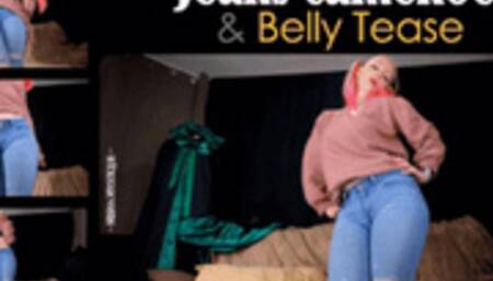 Jeans Cameltoe and Belly Tease - wmv