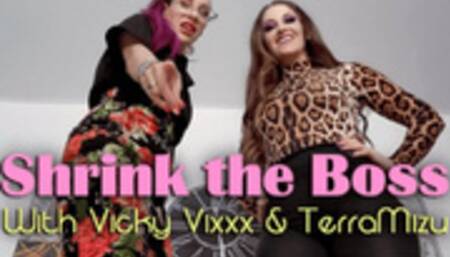 Shrink The Boss - Vicky Vixxx & TerraMizu - HD 720 WMV