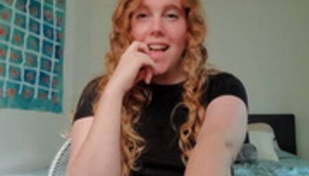 Redhead wants you to fuck her with you small dick SPE