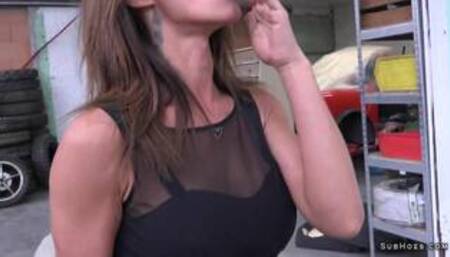 Doggy anal and cums on Vittoria Divine