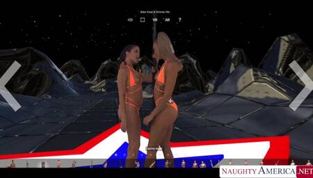 Come to the World Famous Strip Club only at Naughty America's Metaverse