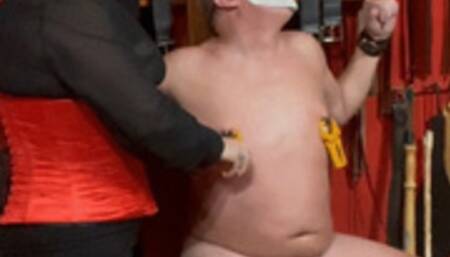 Some more CBT & nipple play